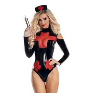 NEW PARTY KING Pulse Nurse Costume Size Medium
